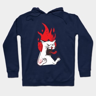 Angry cat Hoodie